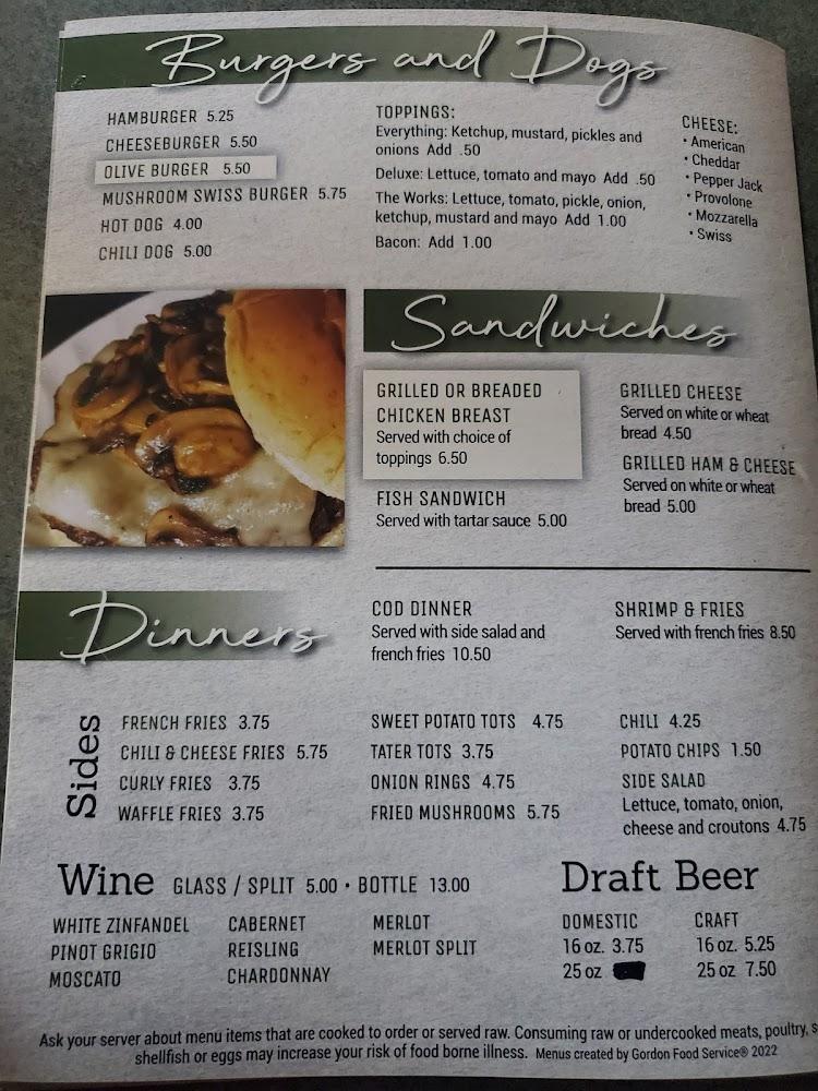 Knob Hill Tavern Menu image 2